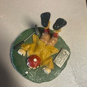 Arnold Palmer Comical Golf Figurine - Green and Yellow